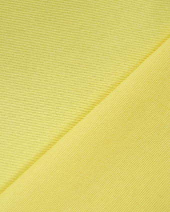 Tissu PolyCoton Uni Grande Largeur Citron - Mercerine