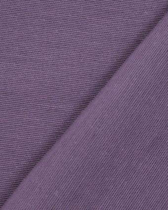 Tissu PolyCoton Uni Enduit Raisin - Mercerine