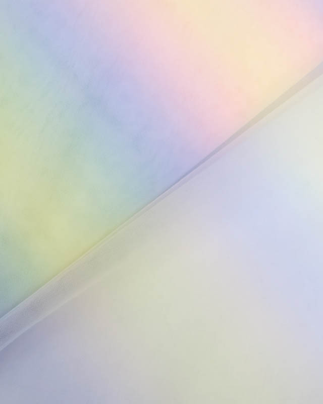 Tulle Souple Arc-en-Ciel Pastel - Mercerine