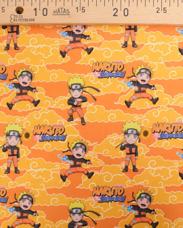 Tissu Coton Personnage Naruto Orange - Mercerine