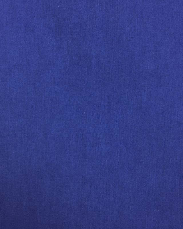 Voile de coton Bleu roi - par 10cm