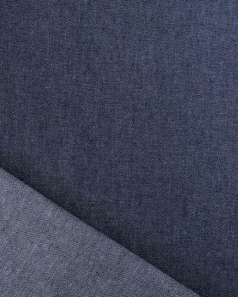 Tissu Denim Uni Dark Blue - Mercerine