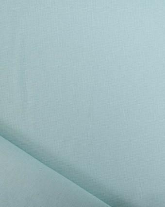 Tissu Ameublement Coton Lin Aqua - Mercerine