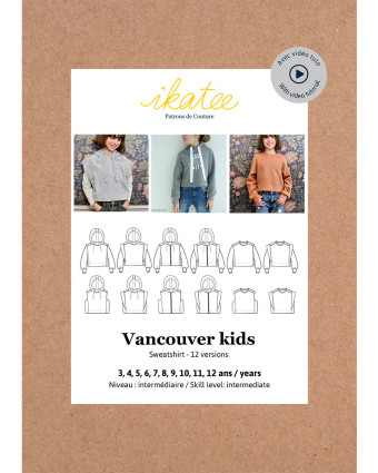 Patron VANCOUVER KIDS Ikatee -  Mercerine