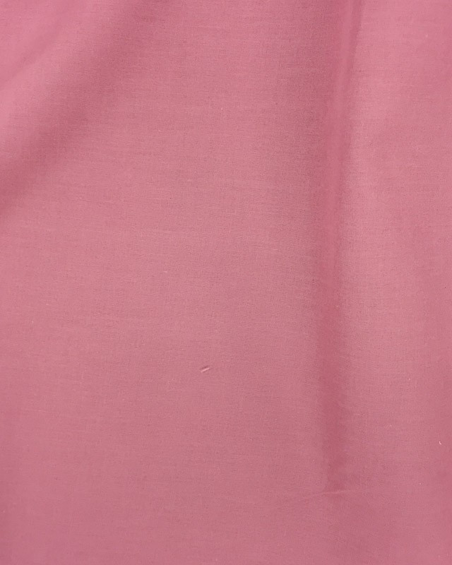 Voile de coton Vieux rose - par 10cm