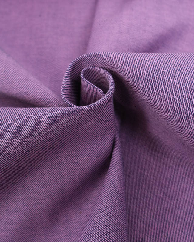 Tissu Jean Stretch Violet - Mercerine