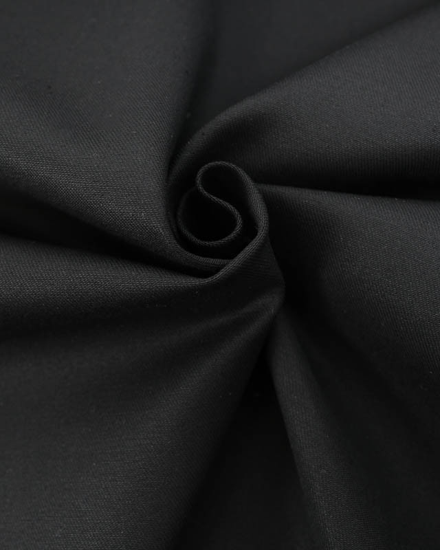 Tissu Coton Epais Noir - Mercerine