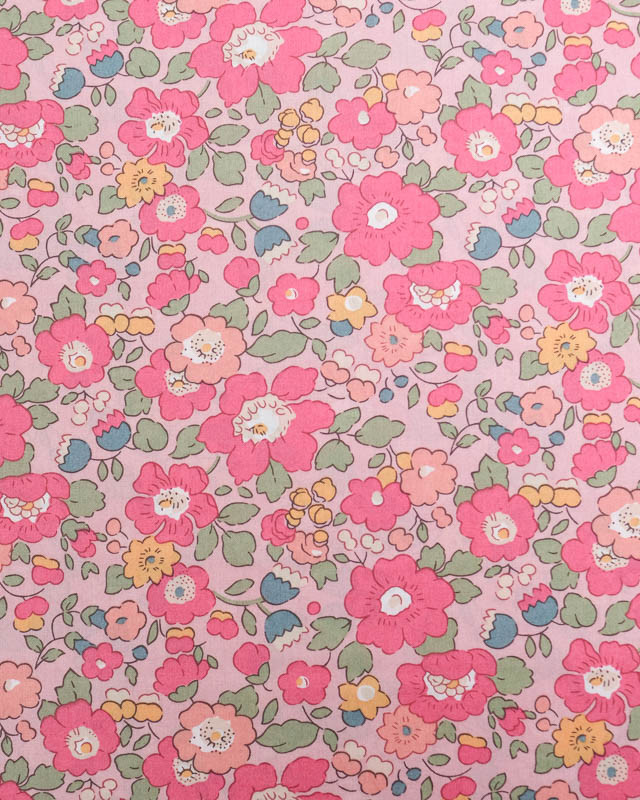 Tissu Liberty Fabrics@ Betsy Meadow Rose - Mercerine