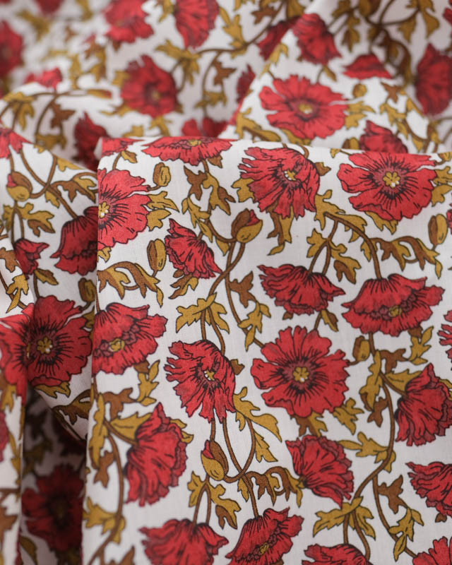 Tissu Liberty Fabrics@ Astell Reece Rouge - Mercerine