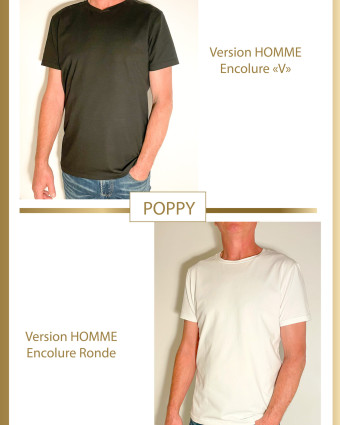 Patron Tee-Shirt POPPY - Clématisse Pattern