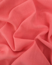 Tissu Lin Lavé Viscose Corail