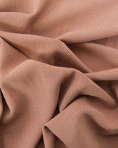 Tissu Lin Lavé Viscose Coffee