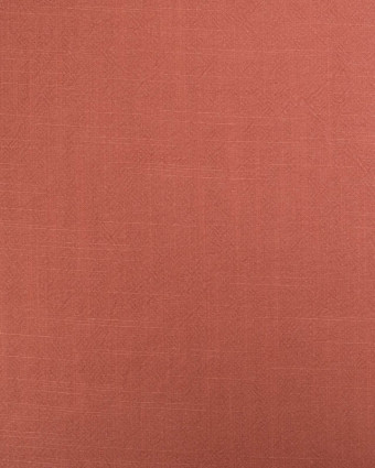 Tissu Lin Lavé Viscose Terracotta - Mercerine