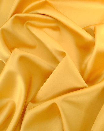 Tissu Satin Jaune Or Ciara - Mercerine