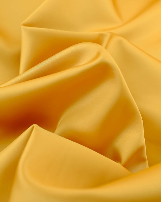 Tissu Satin Jaune Or Ciara - Mercerine