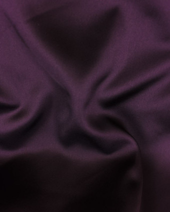 Tissu satin violet Ciara x10cm