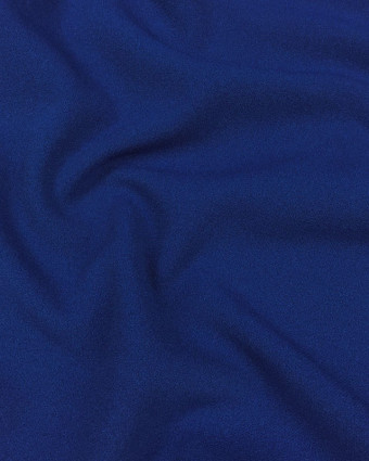 Crêpe jersey extensible bleu roi x10cm
