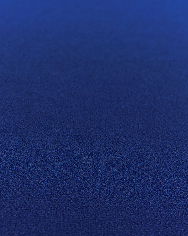Crêpe jersey extensible bleu roi x10cm