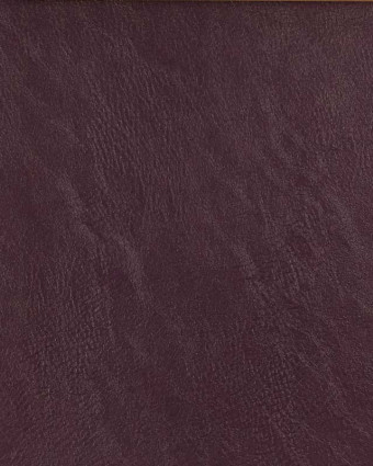 Tissu simili cuir violet qualité siège Thibaud x10cm -  Mercerine
