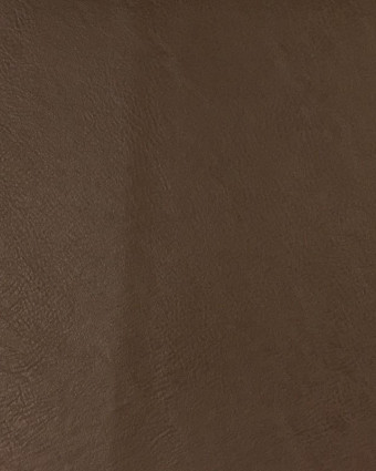 Tissu simili cuir marron qualité siège au mètre - Mercerine.com