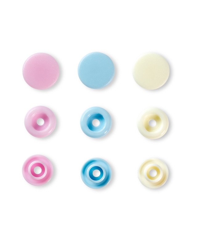30 boutons pression - Coloris pastel - Boutons pression - Prym Love - Mercerie - Mercerine