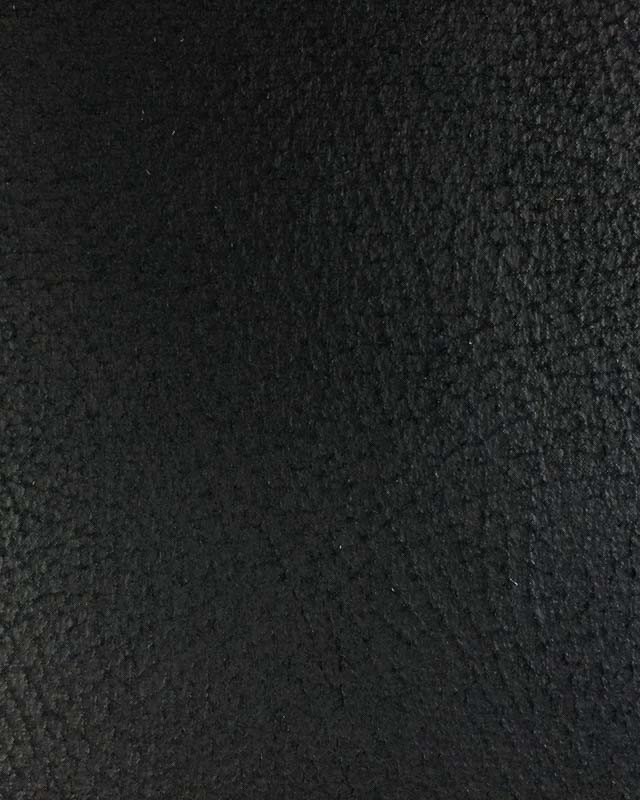 Tissu cuir polyester noir Kent au mètre - Mercerine