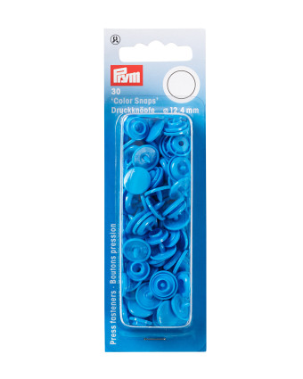 Bouton pression -Color Snaps - bleu acier - Prym - Mercerie -Mercerine