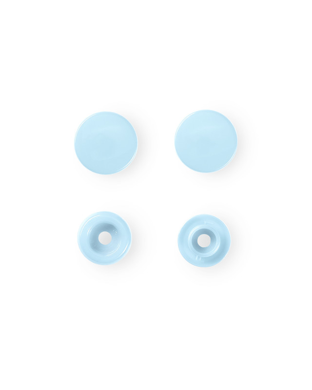 Bouton pression -Color Snaps - bleu clair