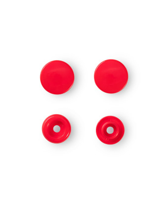 Bouton pression -Color Snaps - rouge clair