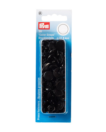 Bouton pression -Color Snaps - noir - Prym - Mercerie - Mercerine