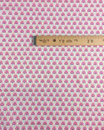 Coton Imprimé Manco Fuchsia Violet x10cm