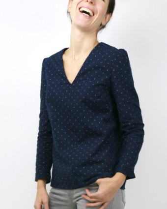 IDYLLE -Patron - blouse femme - Atelier Scammit- Mercerine