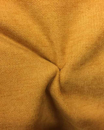 Tissu rideau occultant souple Alaska jaune moutarde - Mercerine