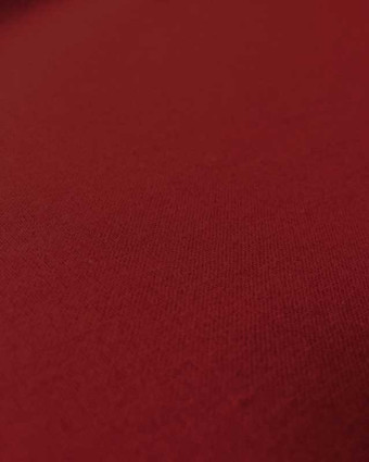 Tissu coton uni bordeaux oekotex Henry - par 10cm