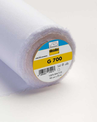 Tissu Vlieseline G700  Entoilage tissé polyvalent blanc -  Mercerine