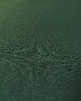 Tissu coton uni vert sapin oekotex Henry - par 10cm