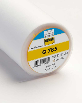 Tissu Vlieseline G785 Entoilage tissé extensible  blanc -  Mercerine