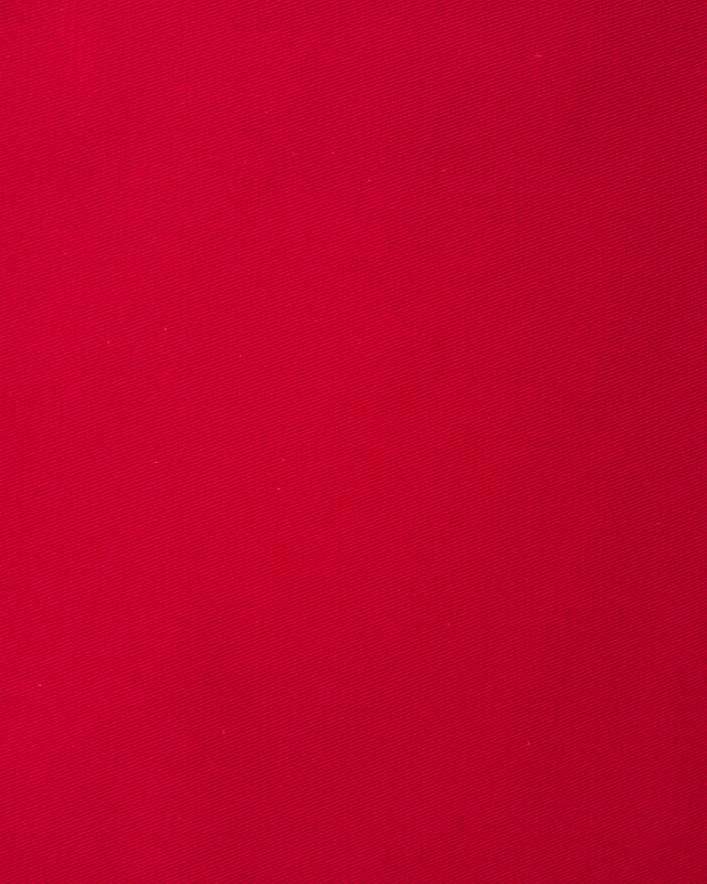 Tissu sergé : Sergé coton Rouge