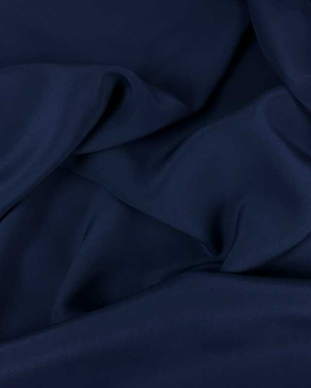 Crepe De Soie Bleu Marine X10cm