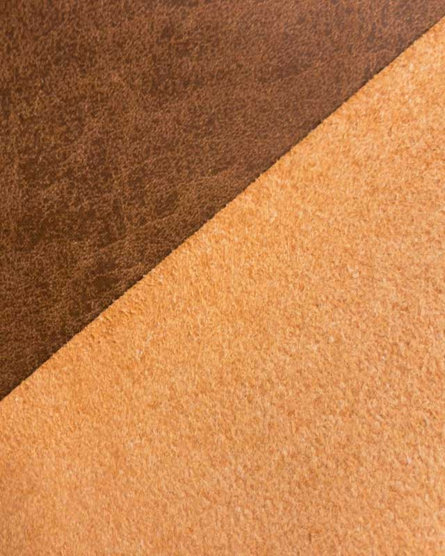 Tissu cuir marron caramel Colt au mètre - Mercerine
