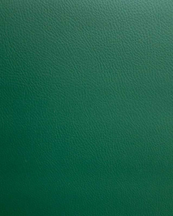 Tissus simili cuir vert épicéa Karl - par 10cm - Mercerine