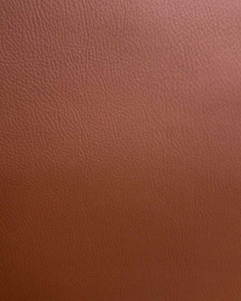 Tissu simili cuir marron daim Karl  - par 10cm -  Mercerine