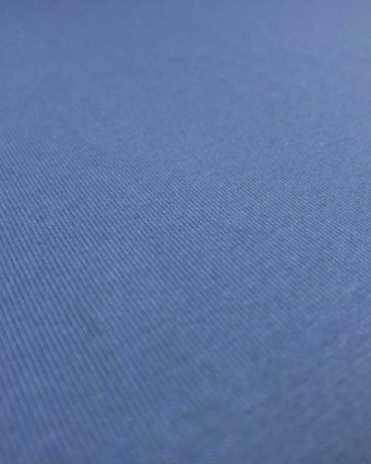 Jersey tissu indigo coton oekotex Lise - Mercerine