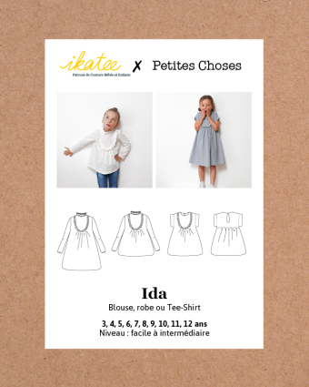 patron couture enfant|Ikatee|Ida|Mercerine