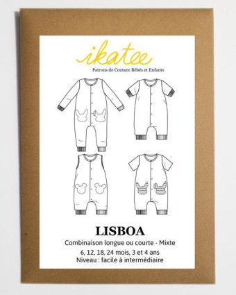 Ikatee| patron couture enfant Lisboa|Mercerine