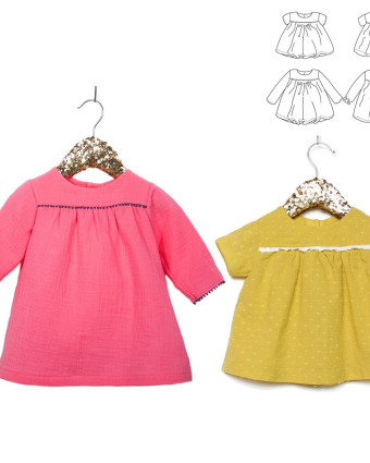 Patron couture enfant|blouse|Oslo|Ikatee|Mercerine