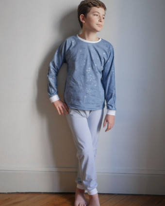 Ikatee|Patron couture enfant|Pijama Sacha|Mercerine