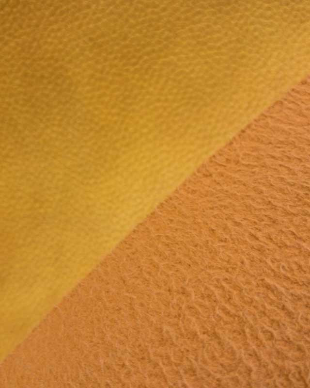 Tissu simili cuir jaune Mont - Tissus en ligne - Mercerine