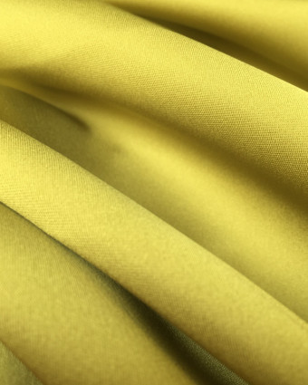 Tissu satin vert jaune  Ciara - Mercerine