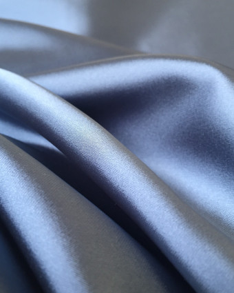 Tissu satin bleu violet Ciara - Mercerine